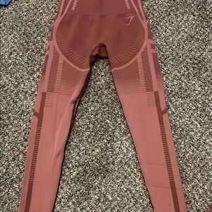 Gymshark Red Performance Leggings High-Waisted. Size XS. NWOT.